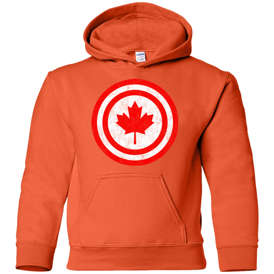 Sweatshirts Orange / YS Captain Canada Youth Hoodie