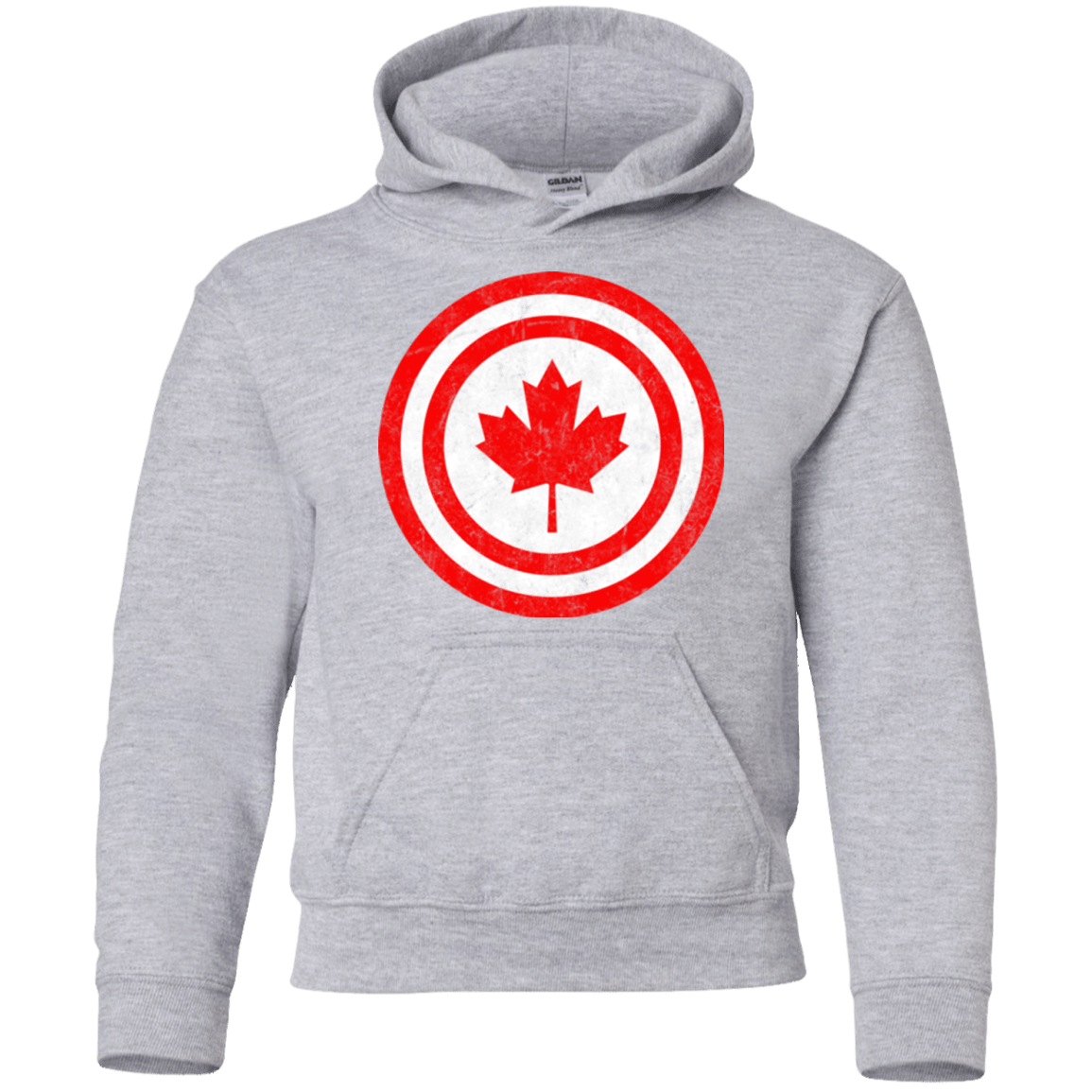 Sweatshirts Sport Grey / YS Captain Canada Youth Hoodie