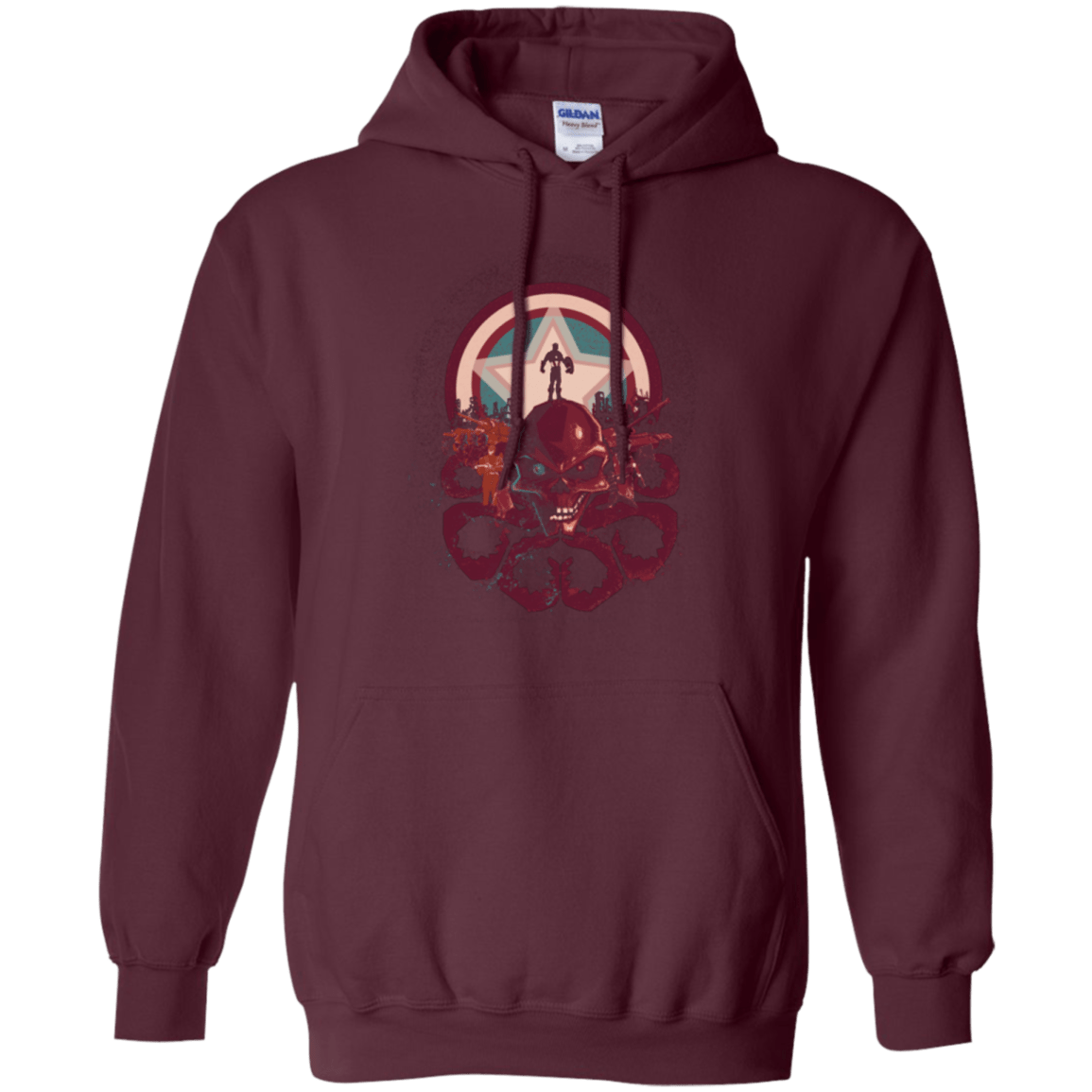Sweatshirts Maroon / Small Captain Nightmare Pullover Hoodie