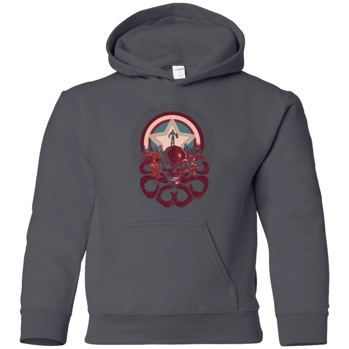 Sweatshirts Charcoal / YS Captain Nightmare Youth Hoodie