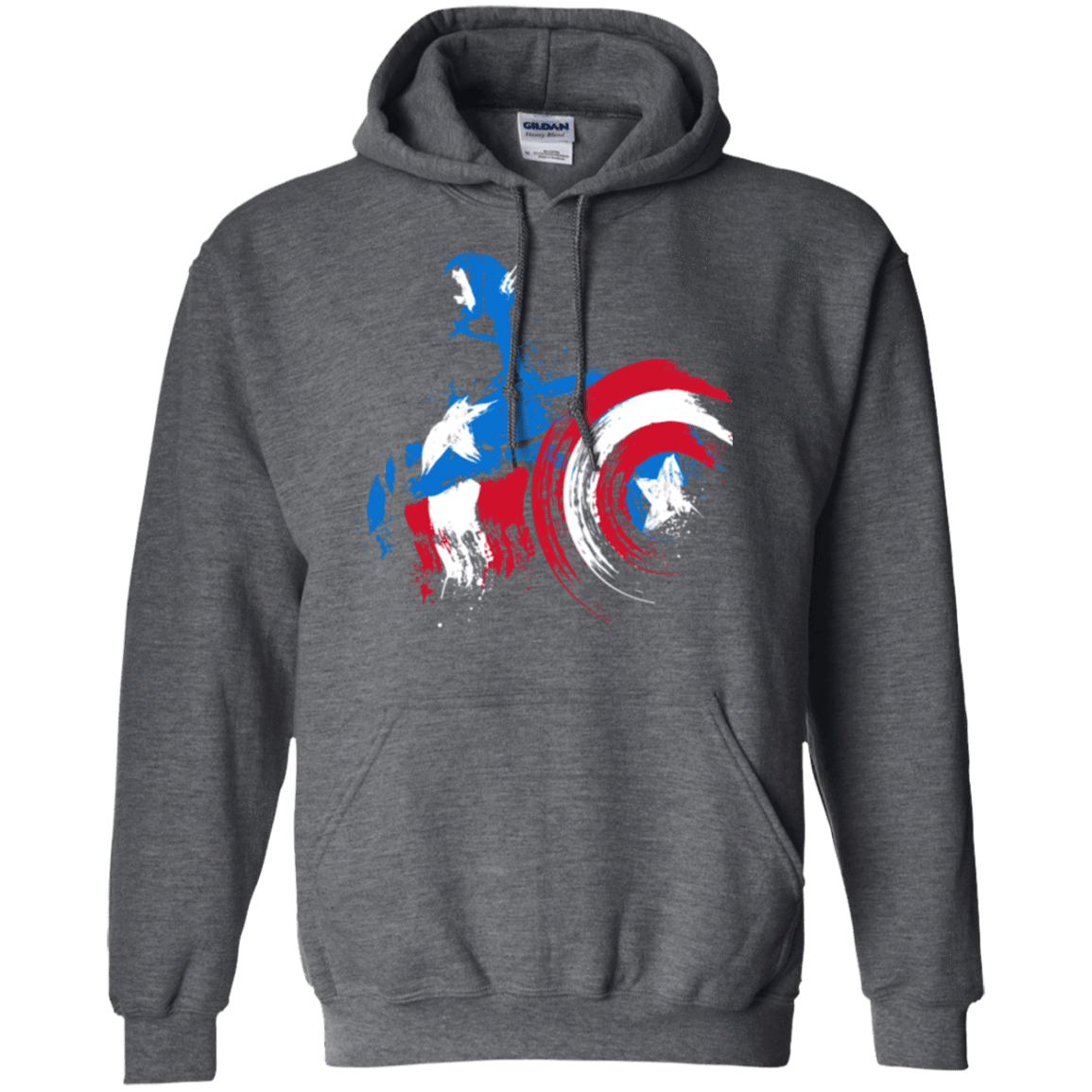 Sweatshirts Dark Heather / S Captain Pullover Hoodie