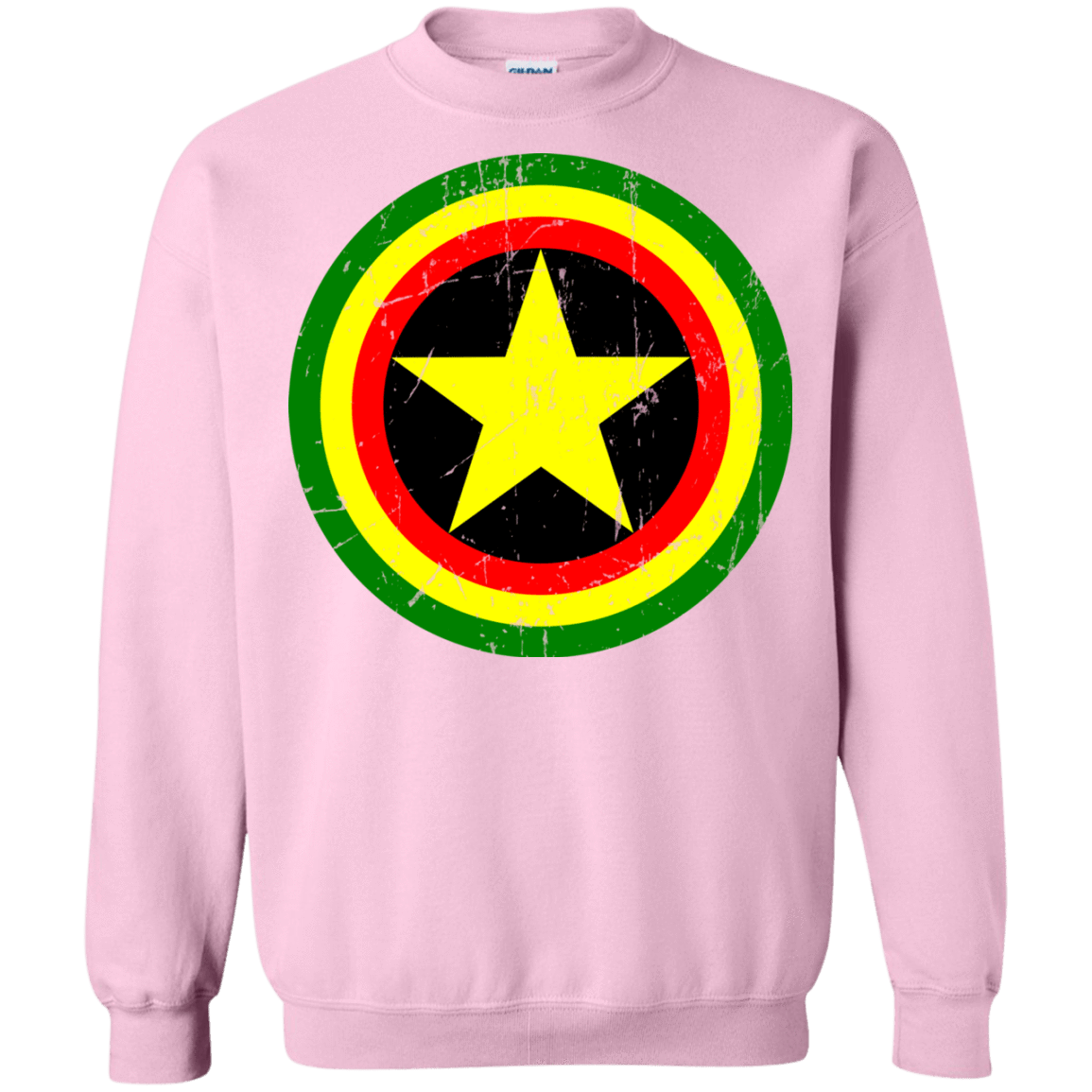 Sweatshirts Light Pink / Small Captain Rasta Crewneck Sweatshirt