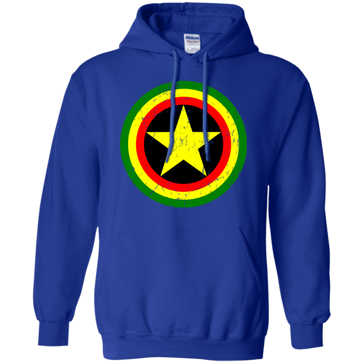 Sweatshirts Royal / Small Captain Rasta Pullover Hoodie