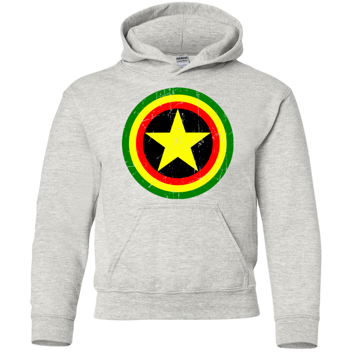 Sweatshirts Ash / YS Captain Rasta Youth Hoodie
