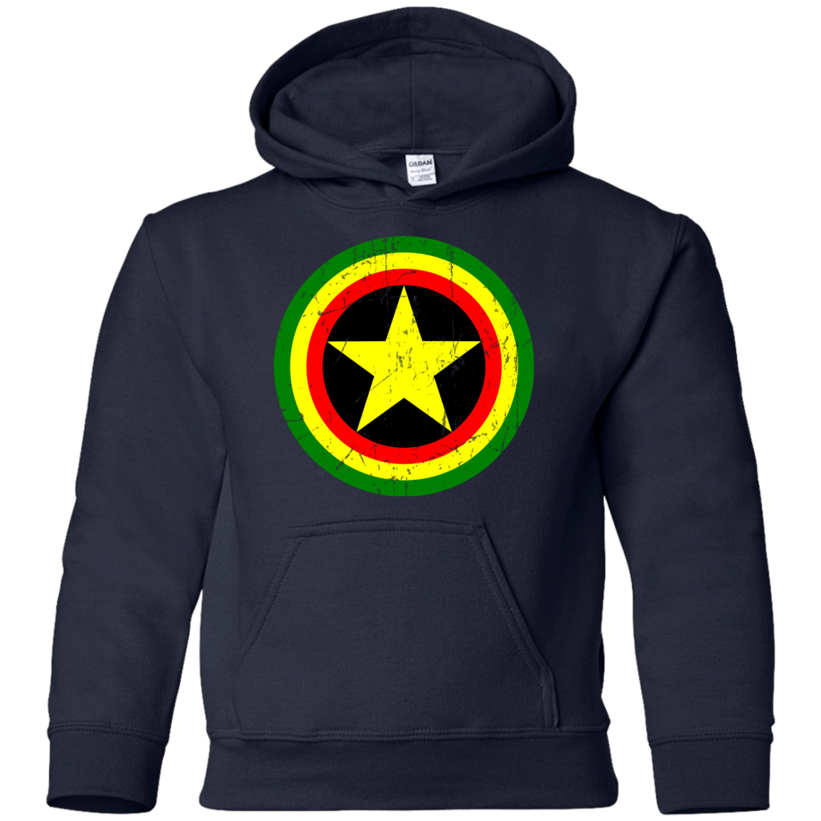 Sweatshirts Navy / YS Captain Rasta Youth Hoodie