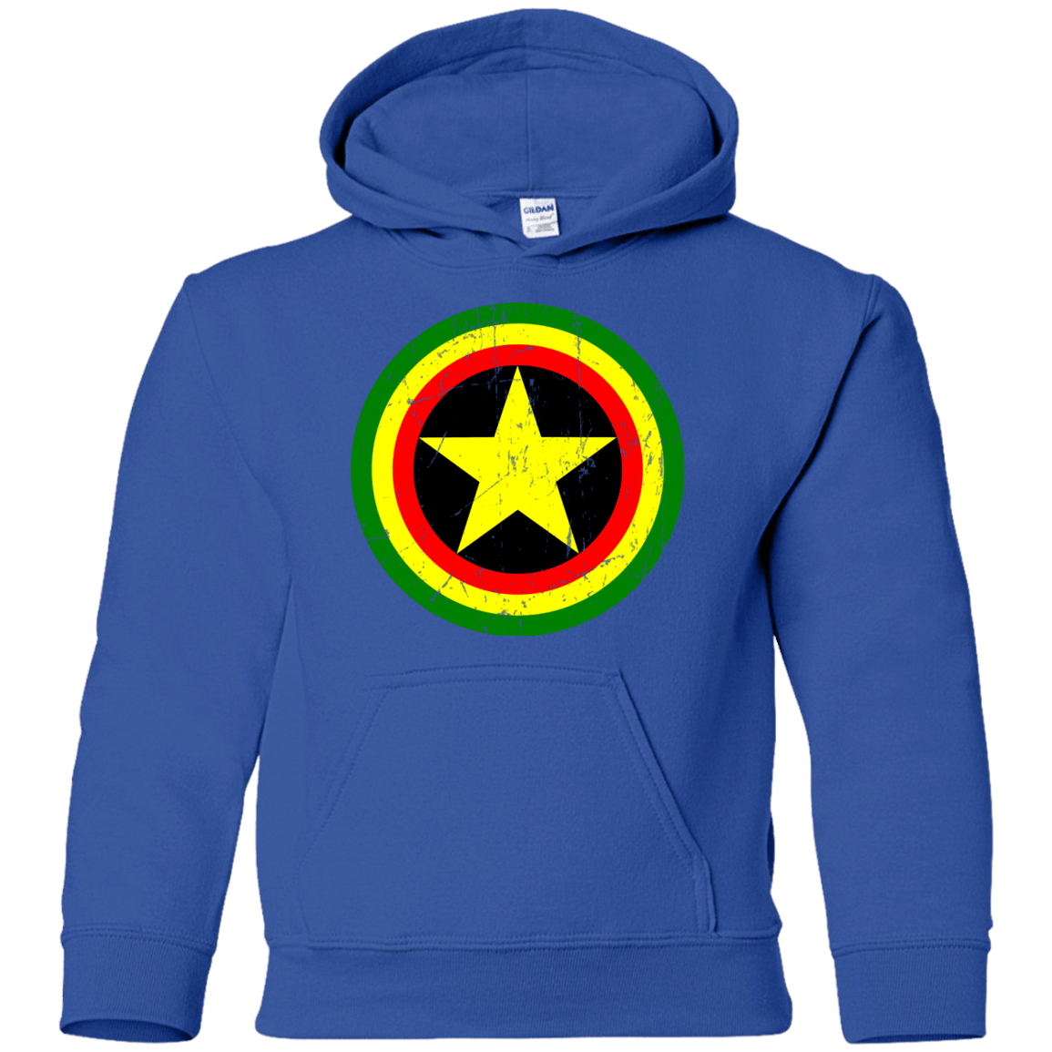 Sweatshirts Royal / YS Captain Rasta Youth Hoodie