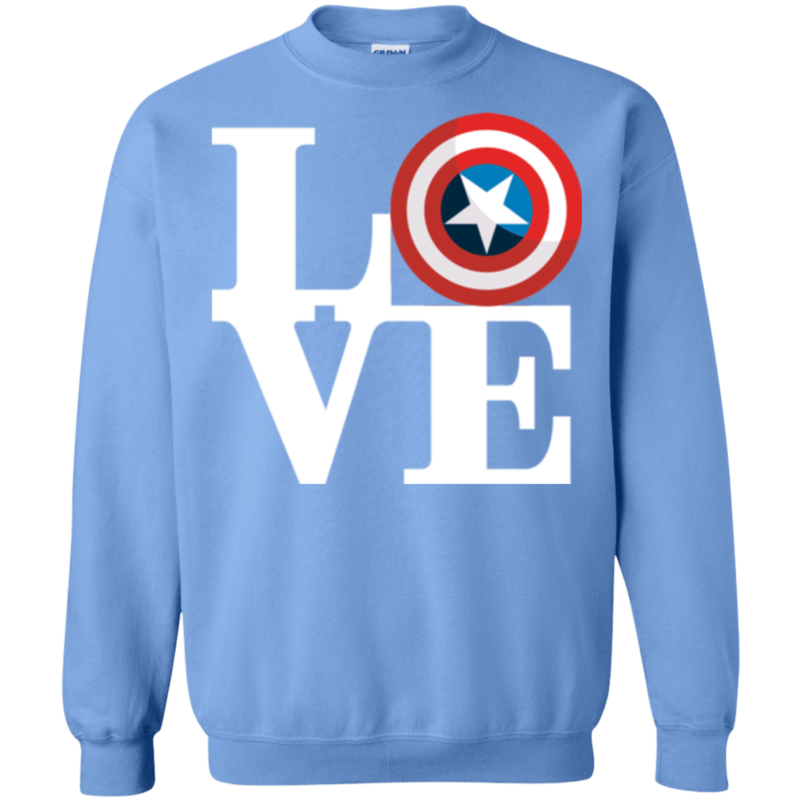 Sweatshirts Carolina Blue / Small Captain's Love Crewneck Sweatshirt