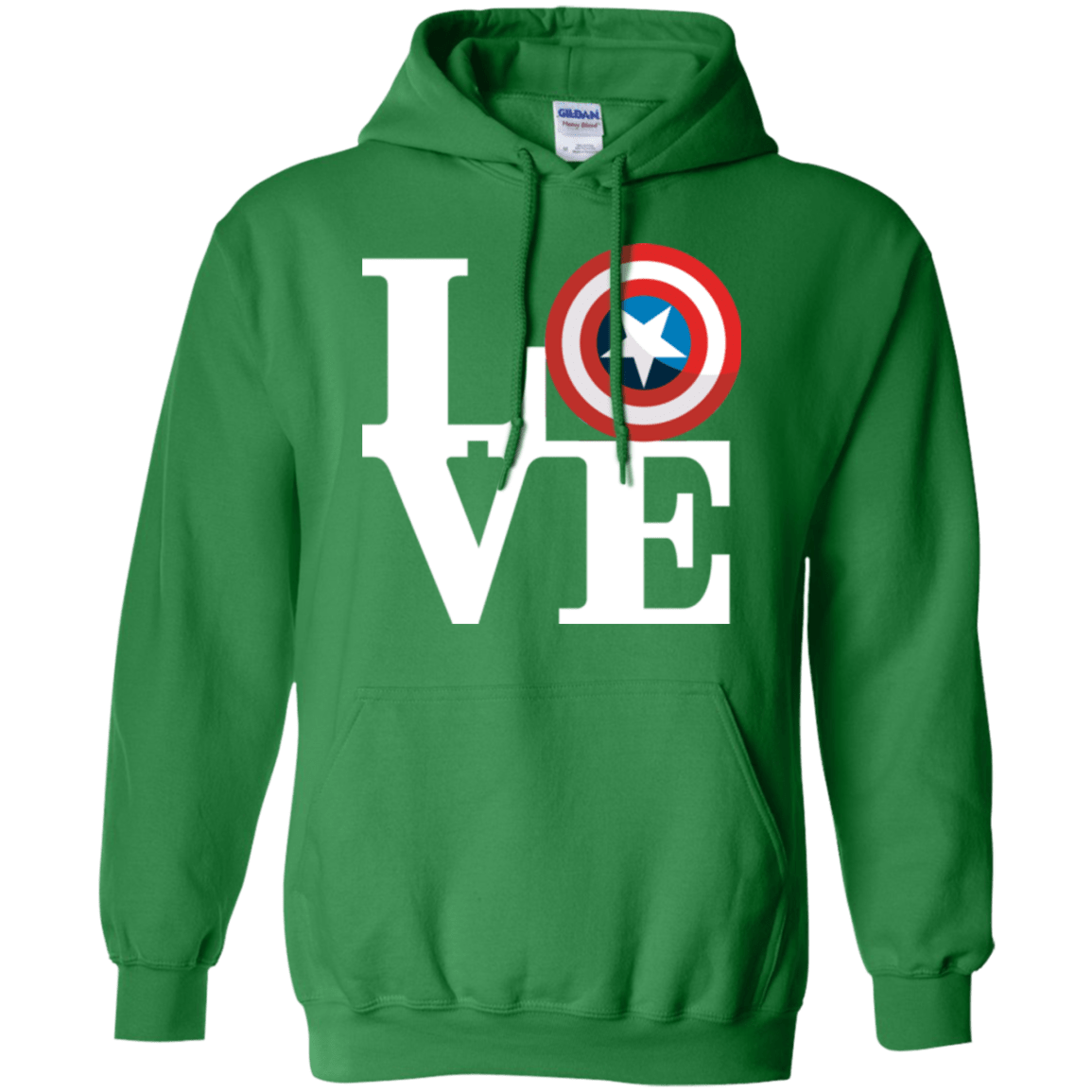 Sweatshirts Irish Green / Small Captain's Love Pullover Hoodie
