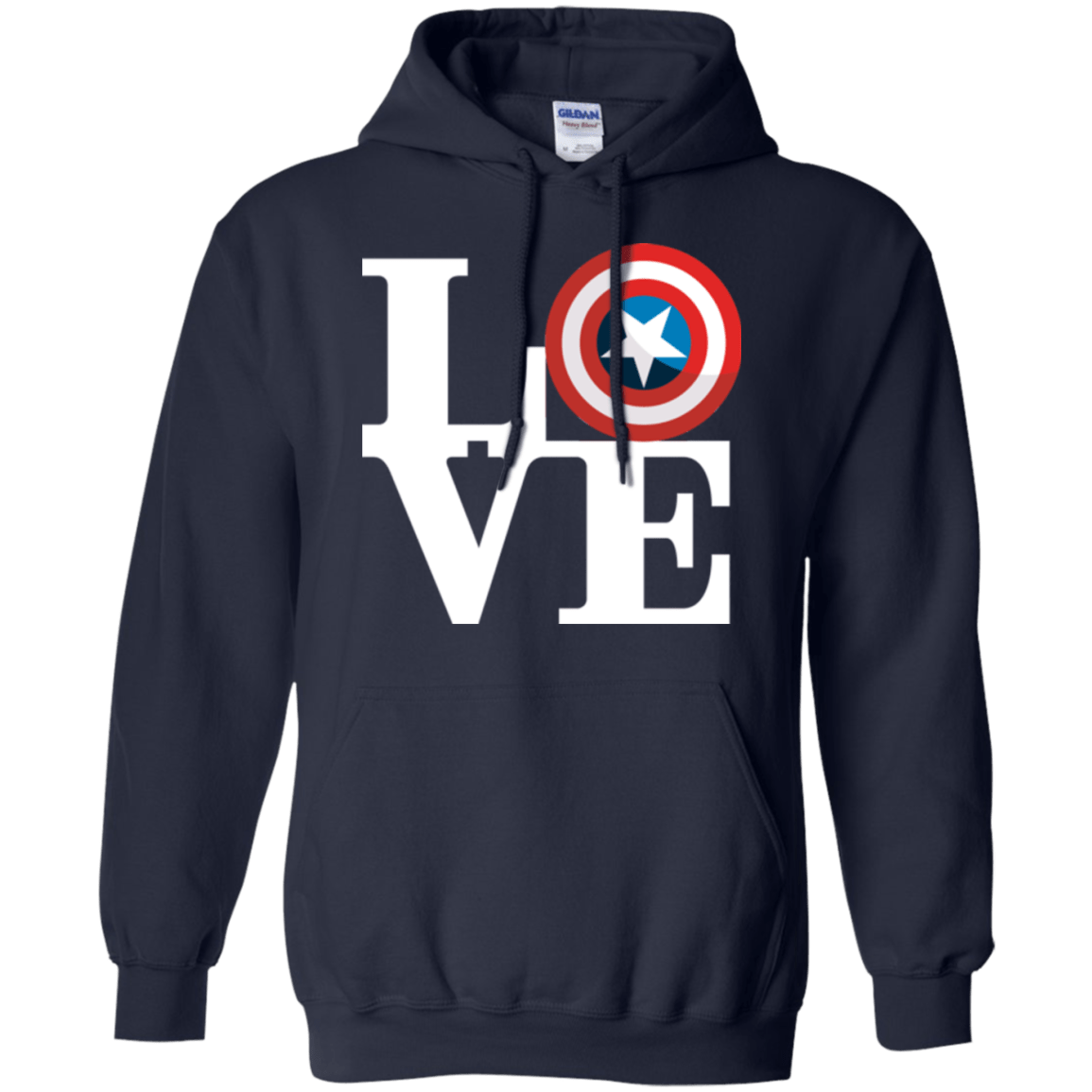 Sweatshirts Navy / Small Captain's Love Pullover Hoodie