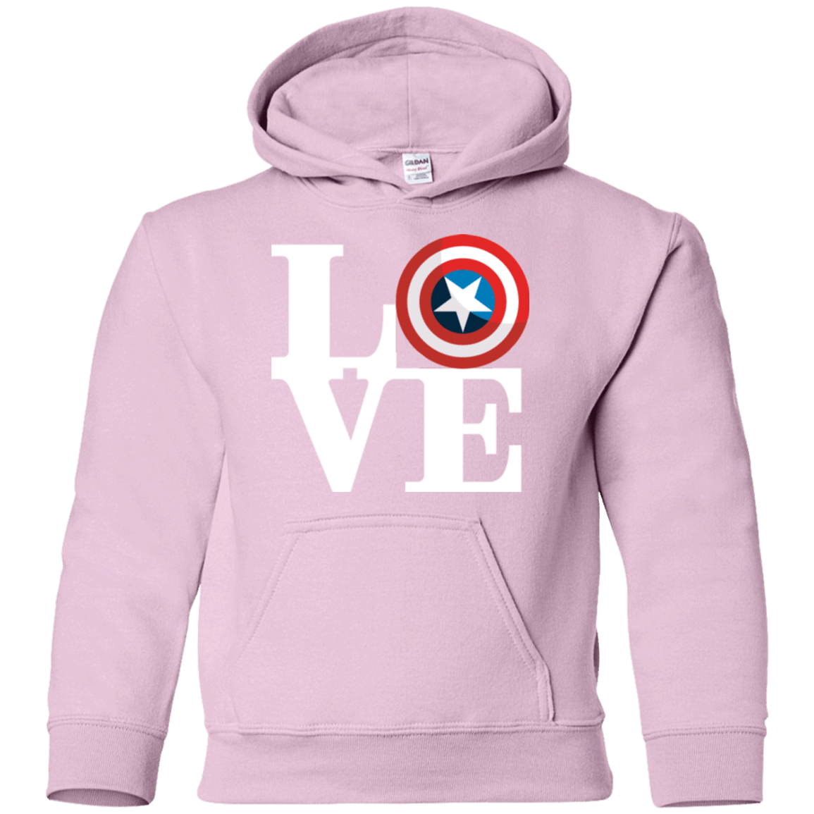 Sweatshirts Light Pink / YS Captain's Love Youth Hoodie