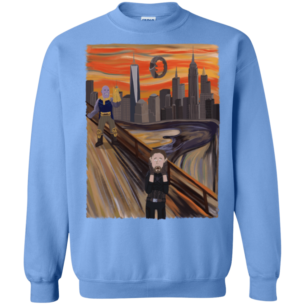 Sweatshirts Carolina Blue / S Captain Scream Crewneck Sweatshirt