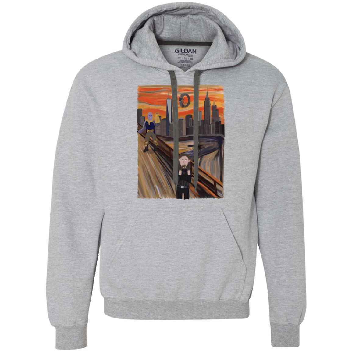 Sweatshirts Sport Grey / S Captain Scream Premium Fleece Hoodie