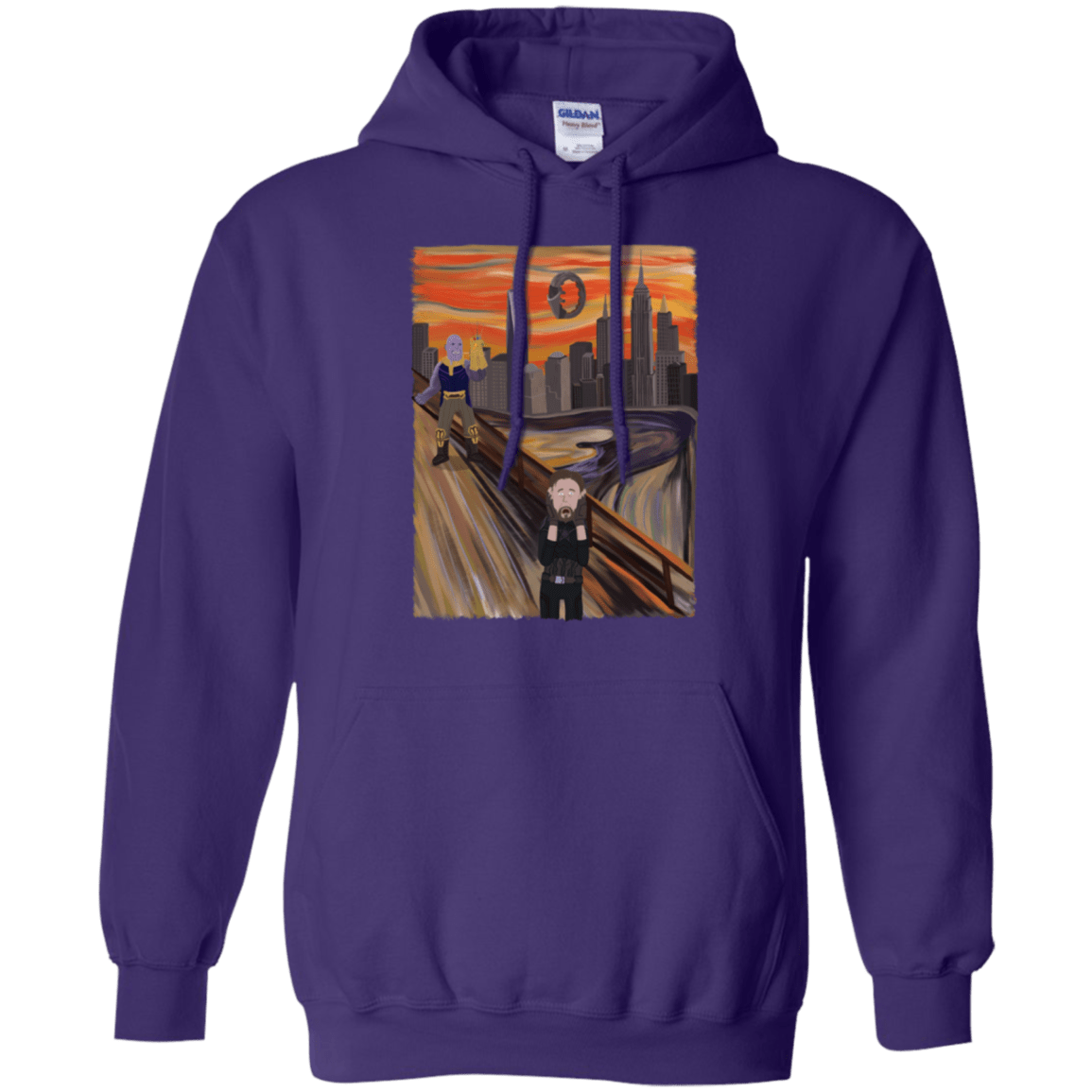 Sweatshirts Purple / S Captain Scream Pullover Hoodie