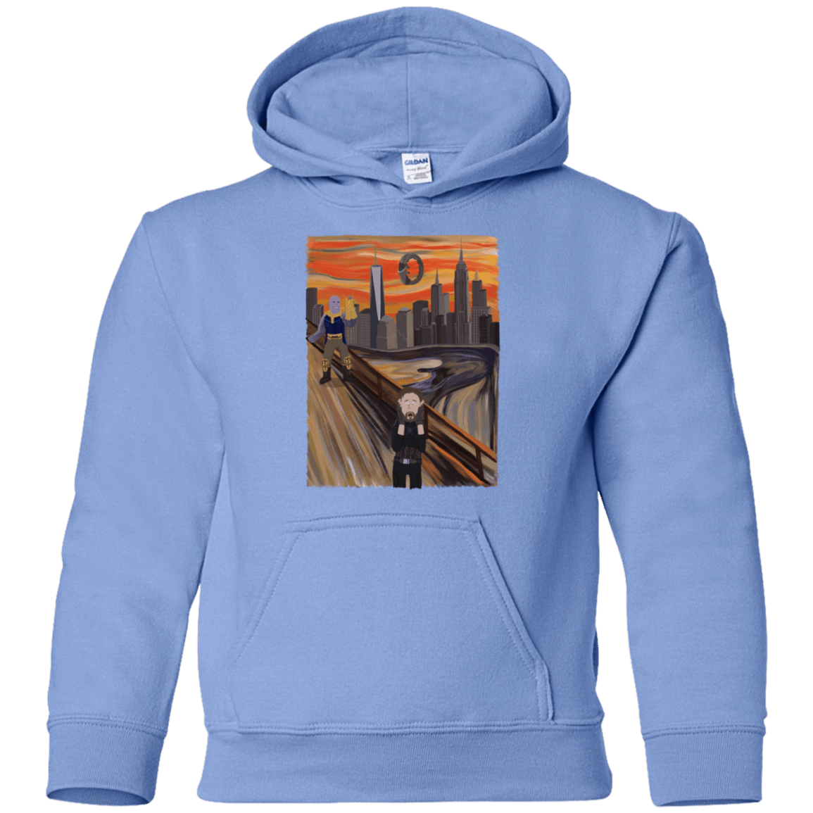 Sweatshirts Carolina Blue / YS Captain Scream Youth Hoodie
