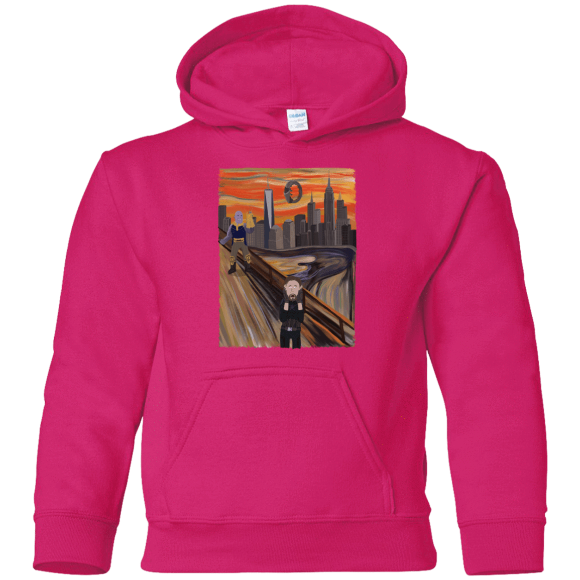 Sweatshirts Heliconia / YS Captain Scream Youth Hoodie