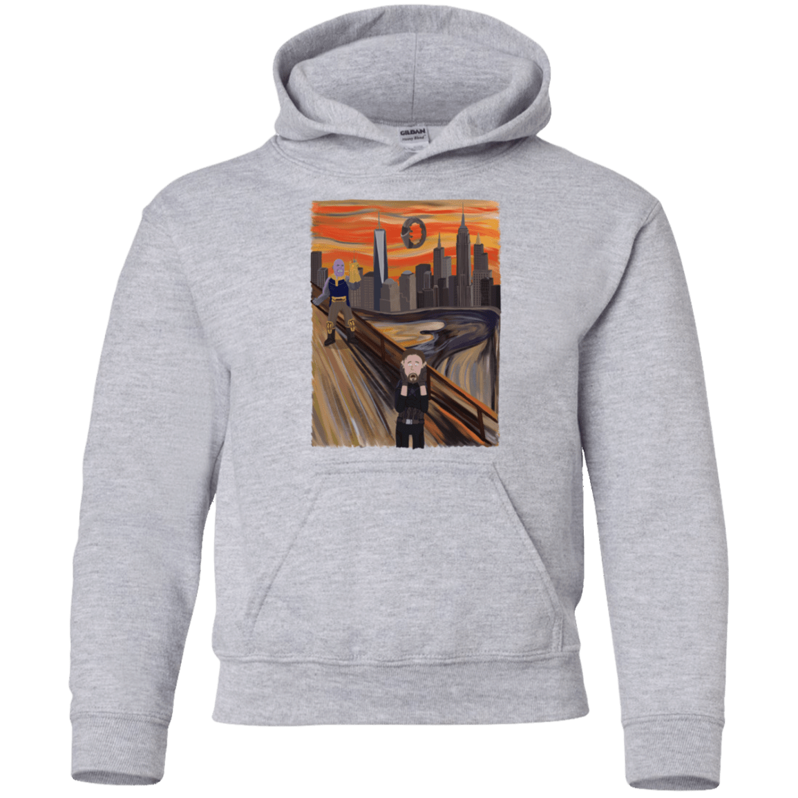 Sweatshirts Sport Grey / YS Captain Scream Youth Hoodie
