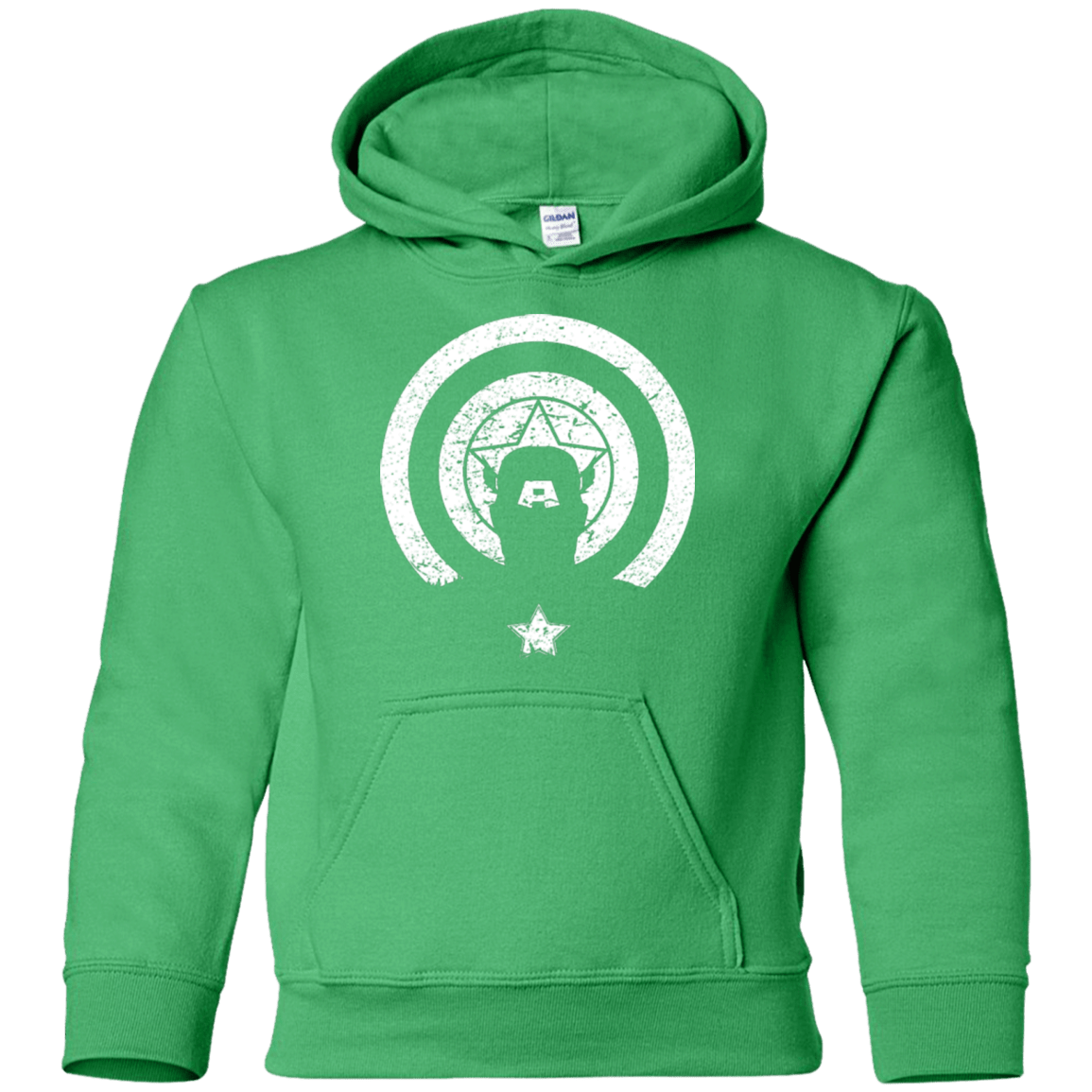 Sweatshirts Irish Green / YS Captain Shadow Youth Hoodie