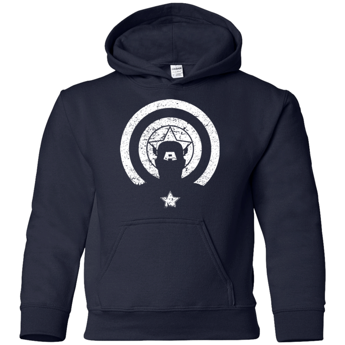 Sweatshirts Navy / YS Captain Shadow Youth Hoodie