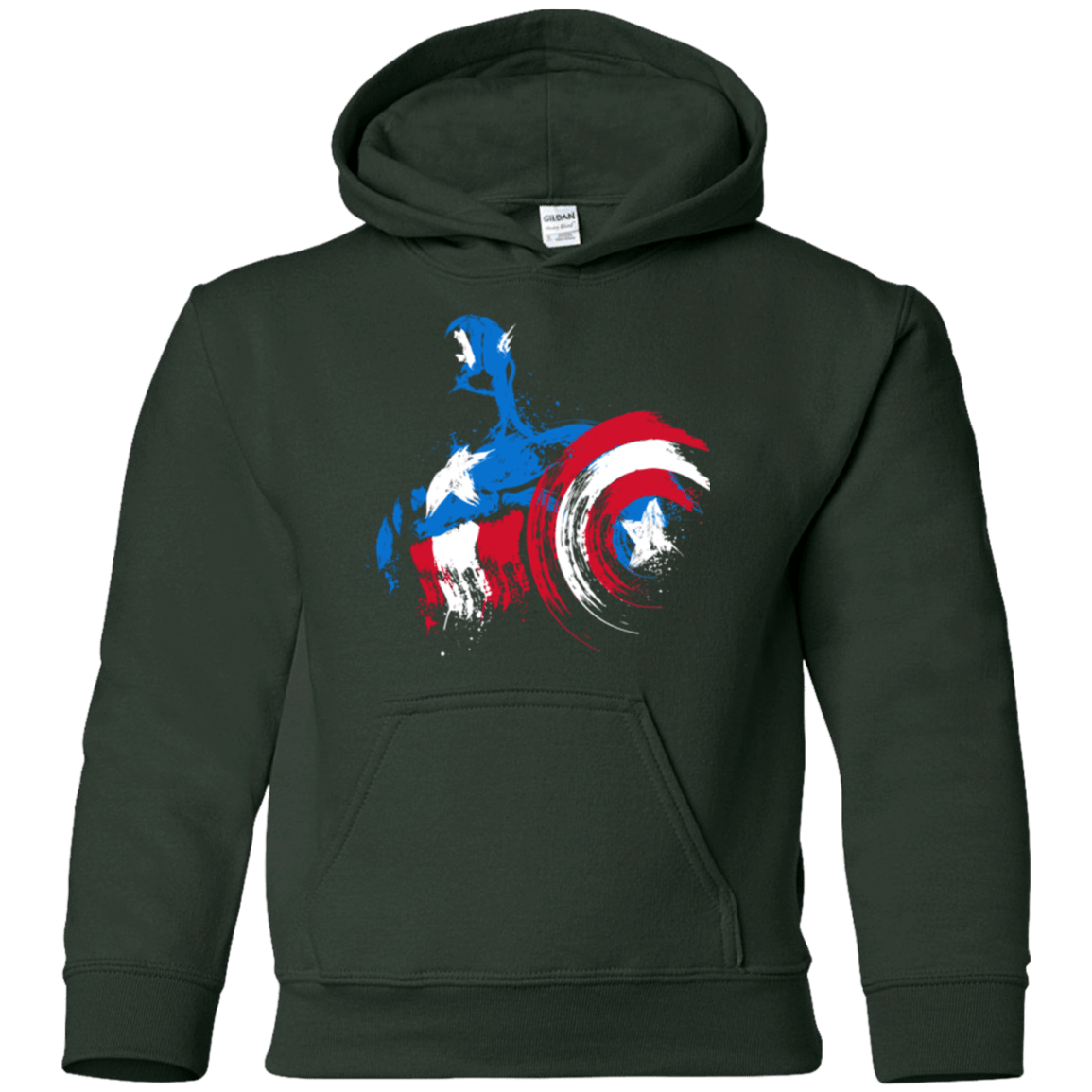 Sweatshirts Forest Green / YS Captain Youth Hoodie