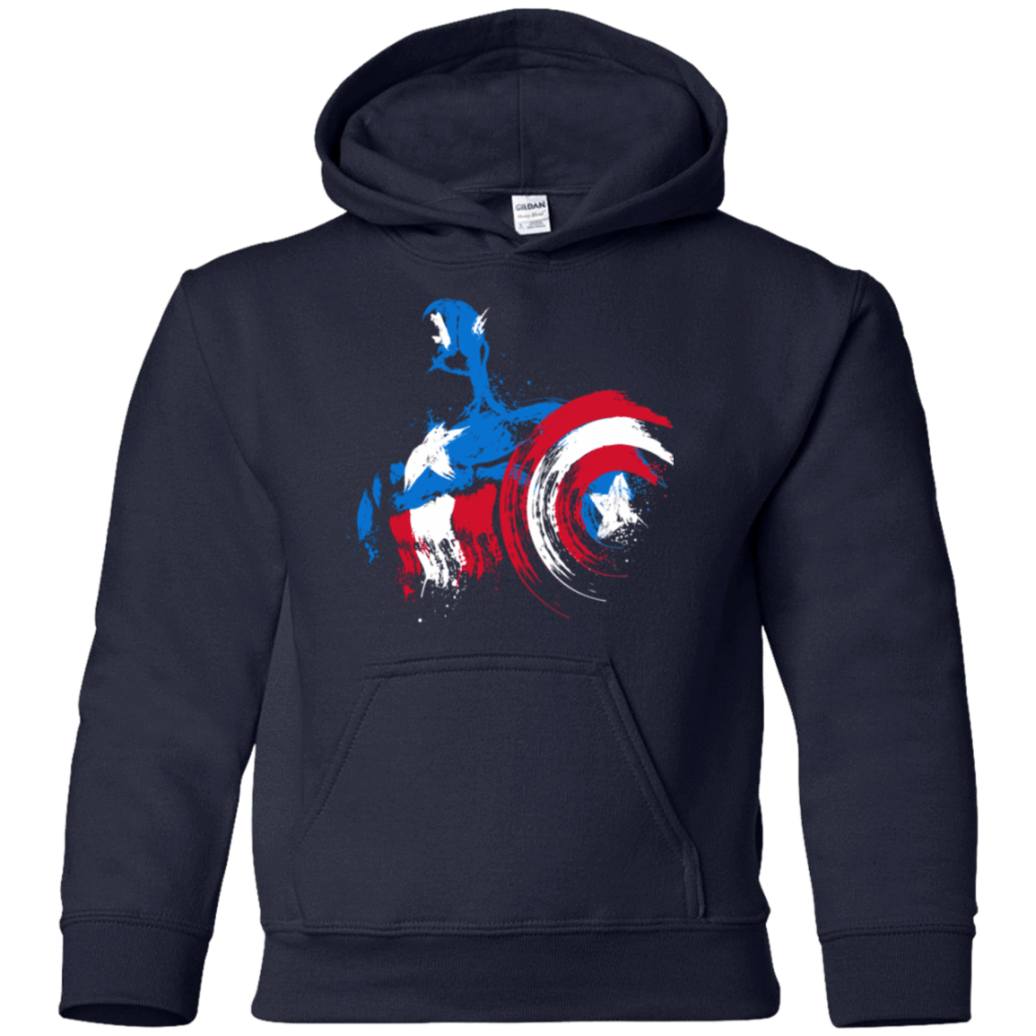 Sweatshirts Navy / YS Captain Youth Hoodie