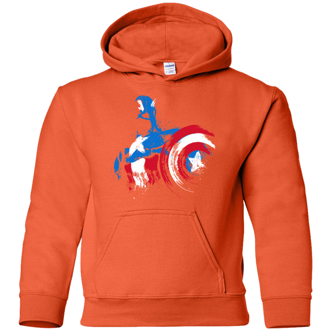 Sweatshirts Orange / YS Captain Youth Hoodie