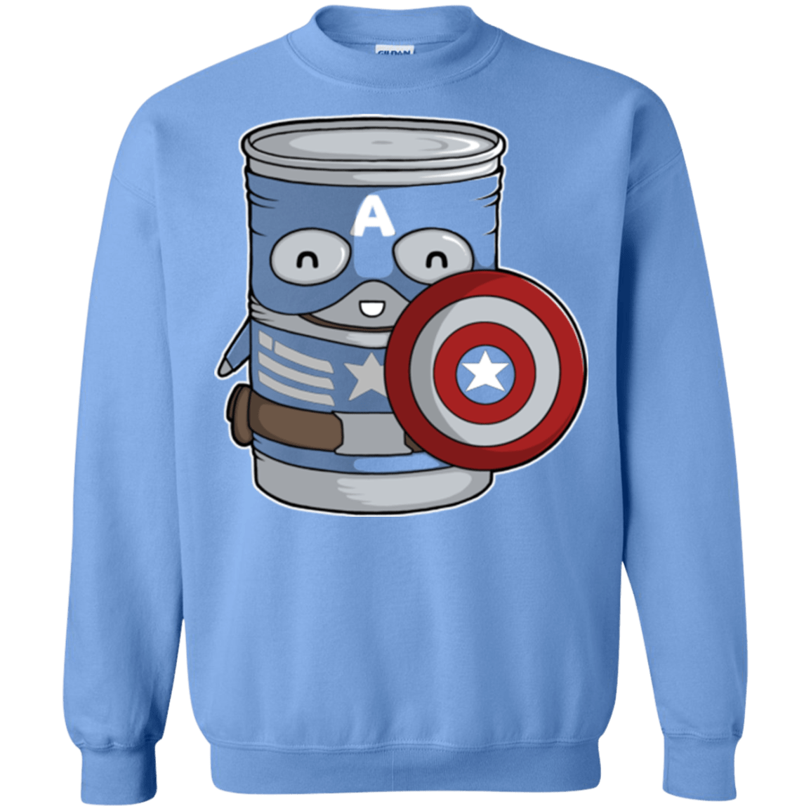 Sweatshirts Carolina Blue / Small CapTin America Crewneck Sweatshirt