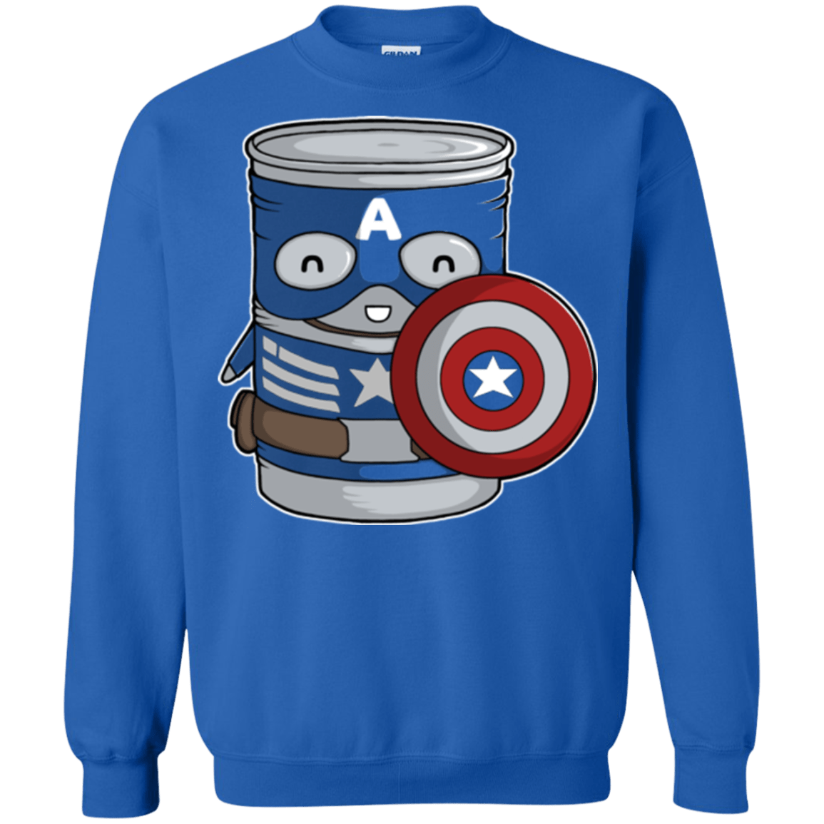 Sweatshirts Royal / Small CapTin America Crewneck Sweatshirt