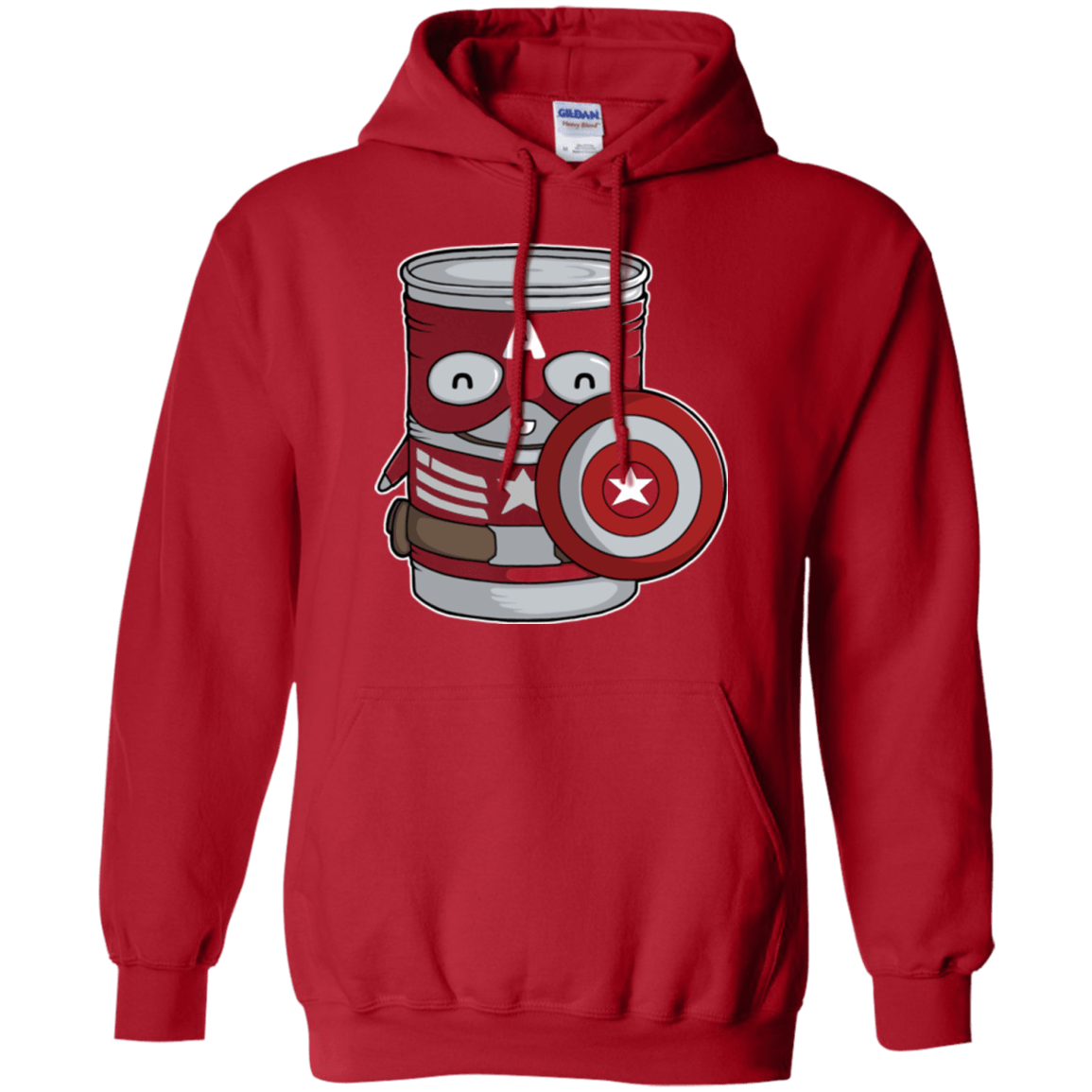 Sweatshirts Red / Small CapTin America Pullover Hoodie