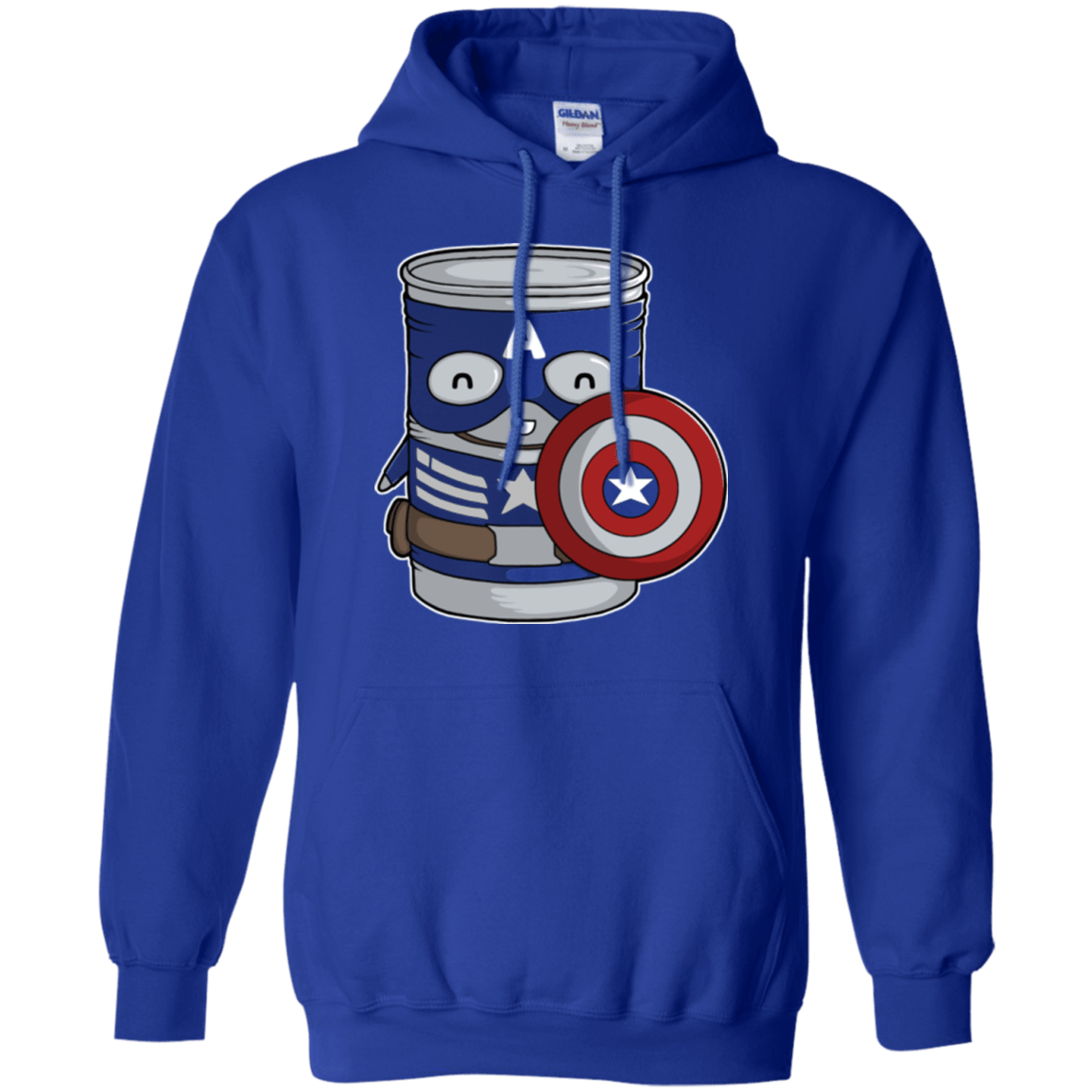 Sweatshirts Royal / Small CapTin America Pullover Hoodie