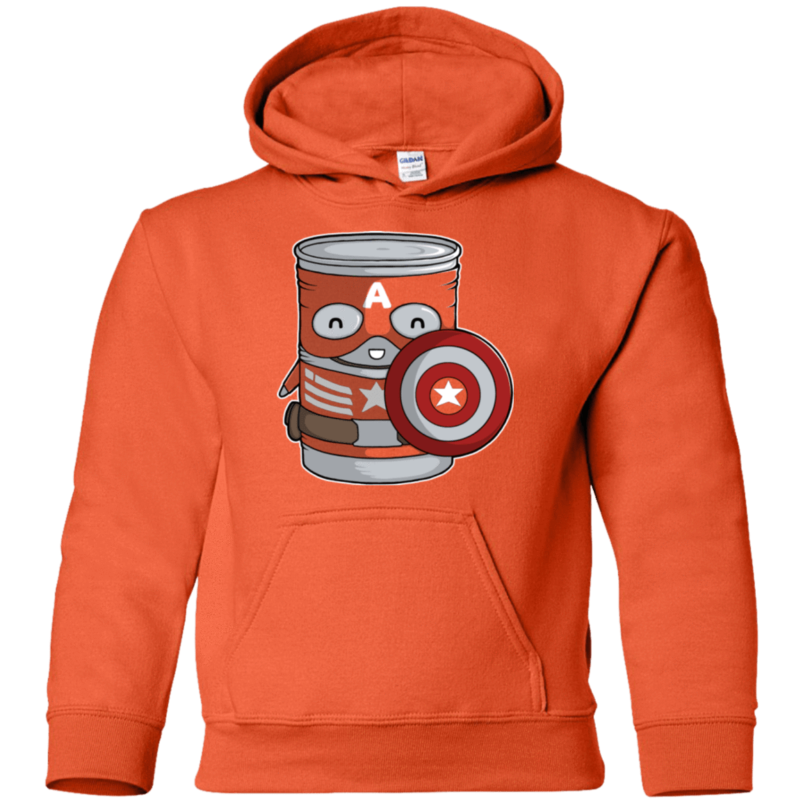 Sweatshirts Orange / YS CapTin America Youth Hoodie