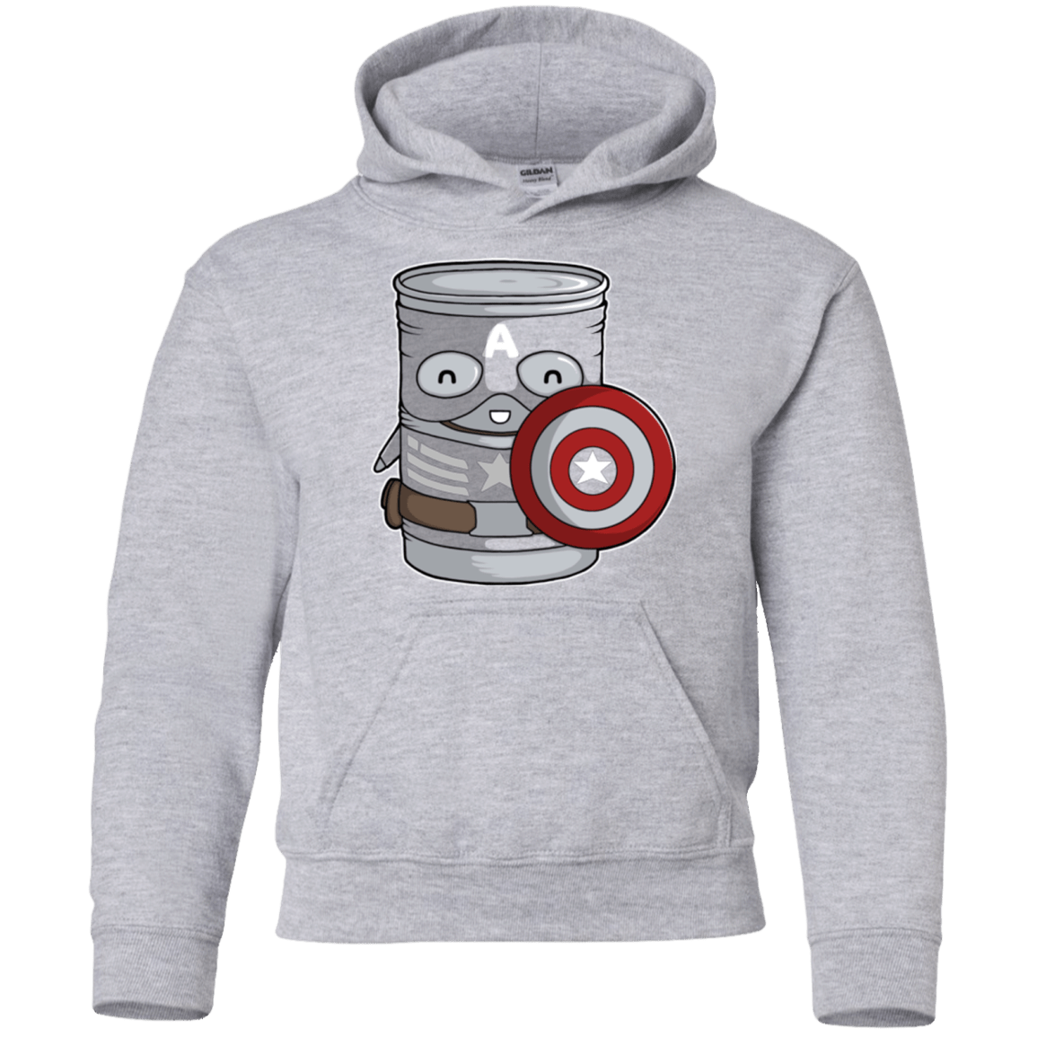 Sweatshirts Sport Grey / YS CapTin America Youth Hoodie