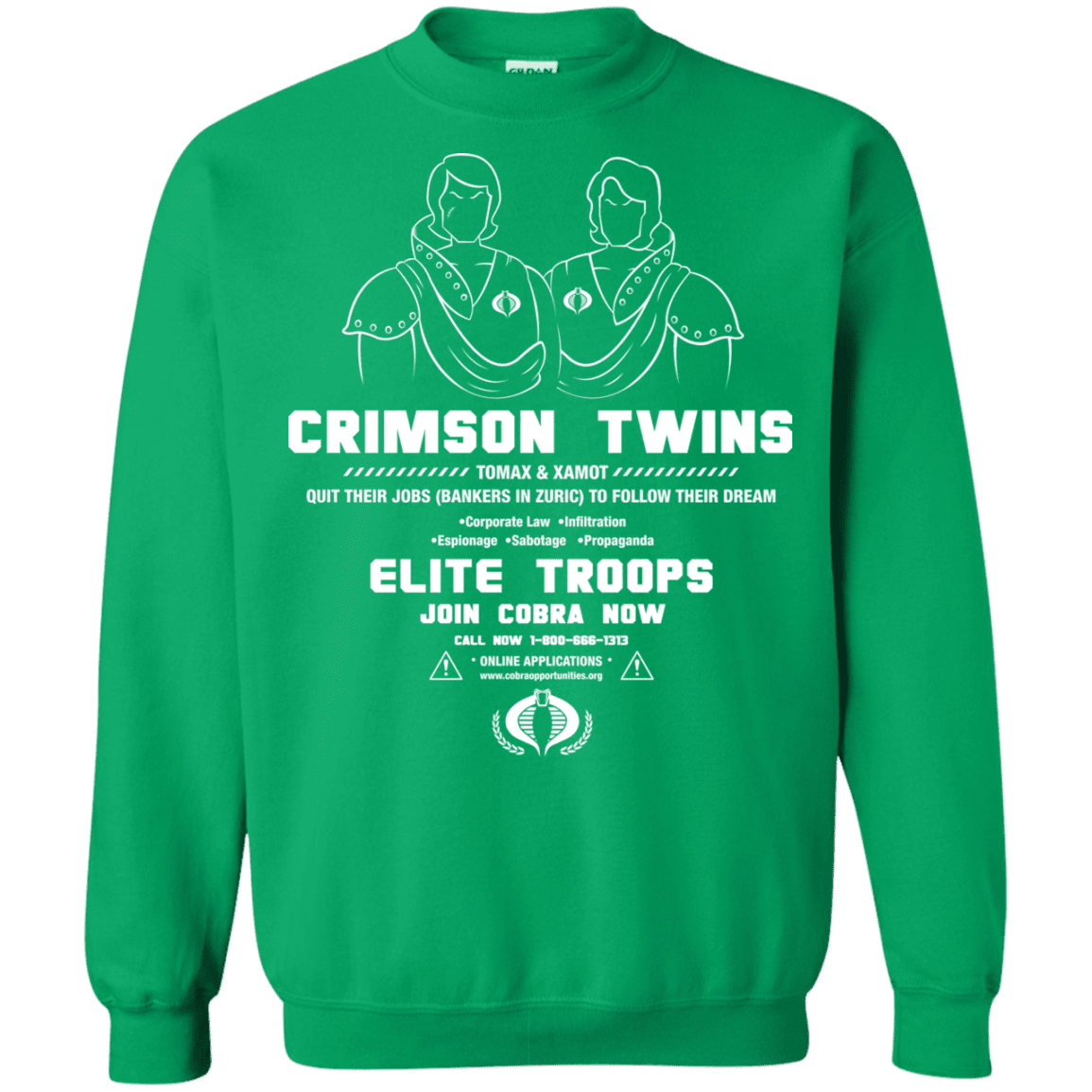 Sweatshirts Irish Green / S Career Opportunities Crewneck Sweatshirt