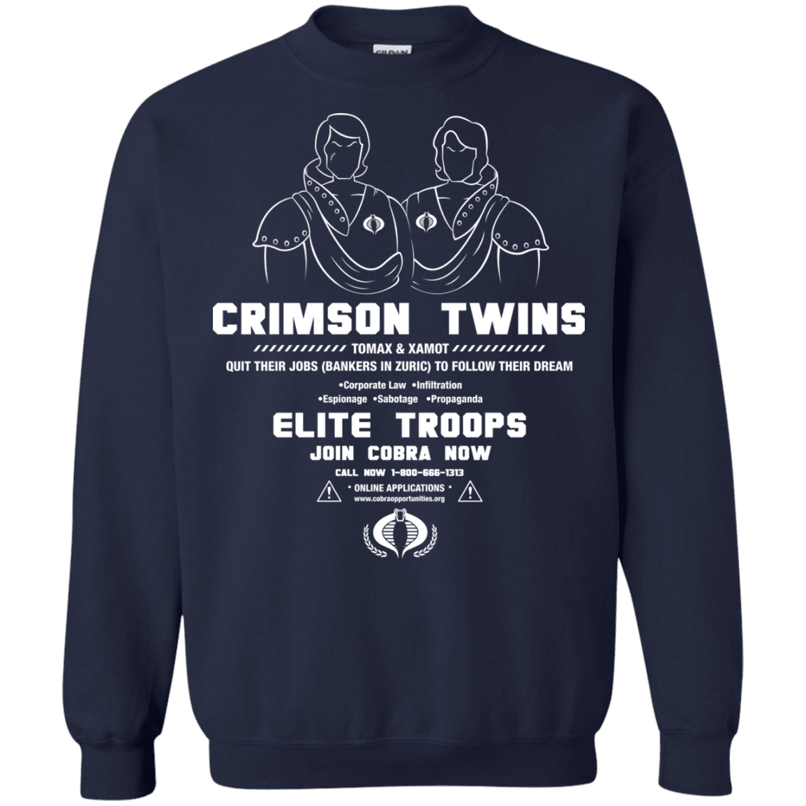 Sweatshirts Navy / S Career Opportunities Crewneck Sweatshirt