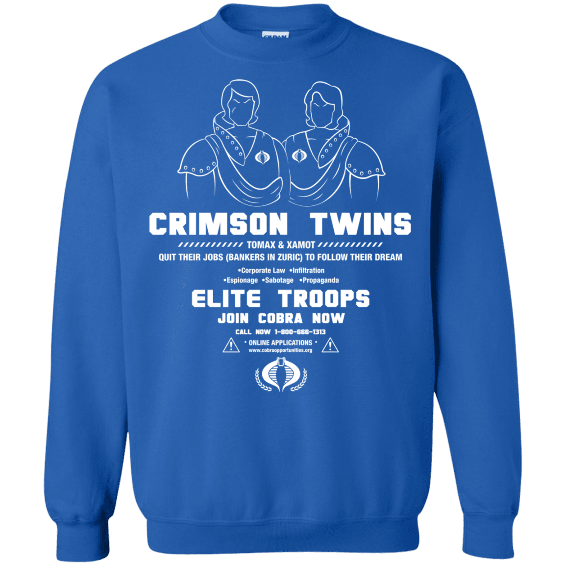 Sweatshirts Royal / S Career Opportunities Crewneck Sweatshirt