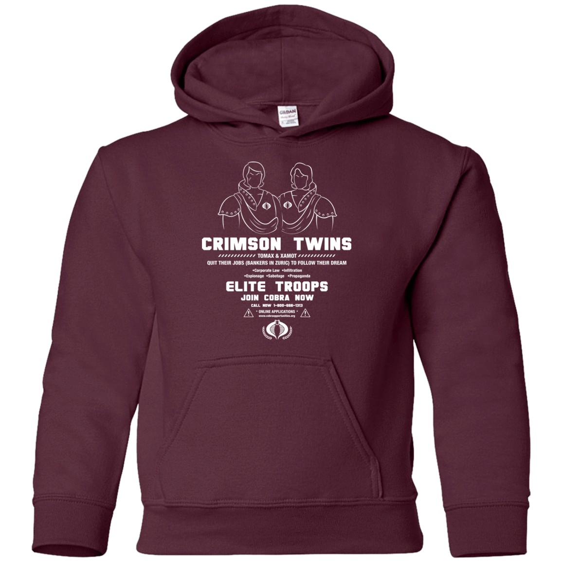 Sweatshirts Maroon / YS Career Opportunities Youth Hoodie