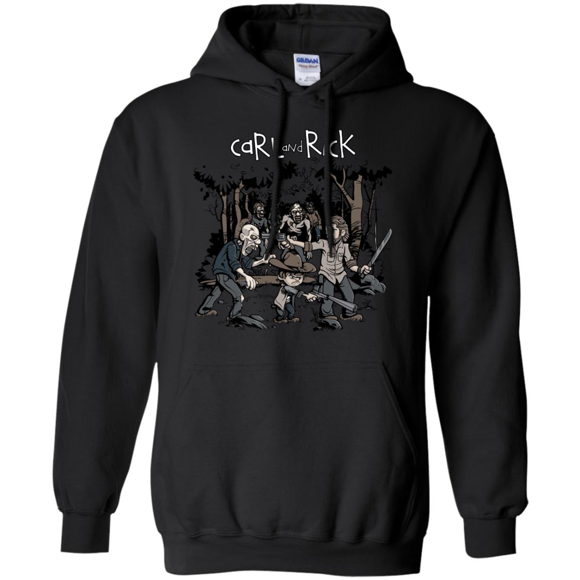 Sweatshirts Black / Small Carl & Rick Pullover Hoodie