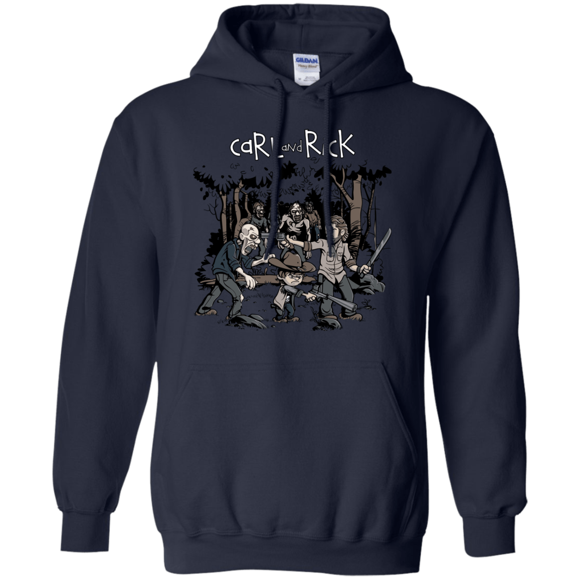 Sweatshirts Navy / Small Carl & Rick Pullover Hoodie