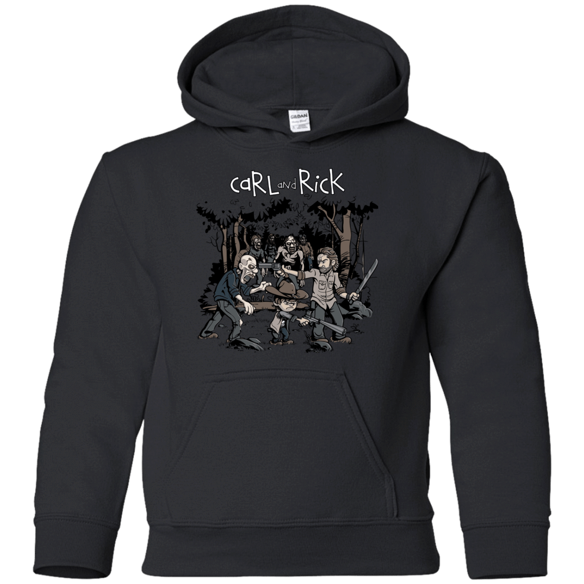 Sweatshirts Black / YS Carl & Rick Youth Hoodie