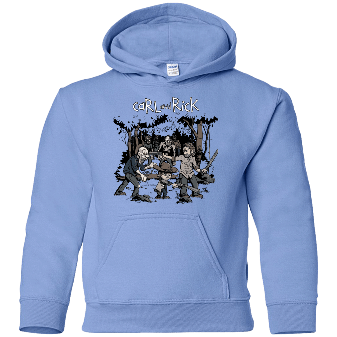 Sweatshirts Carolina Blue / YS Carl & Rick Youth Hoodie
