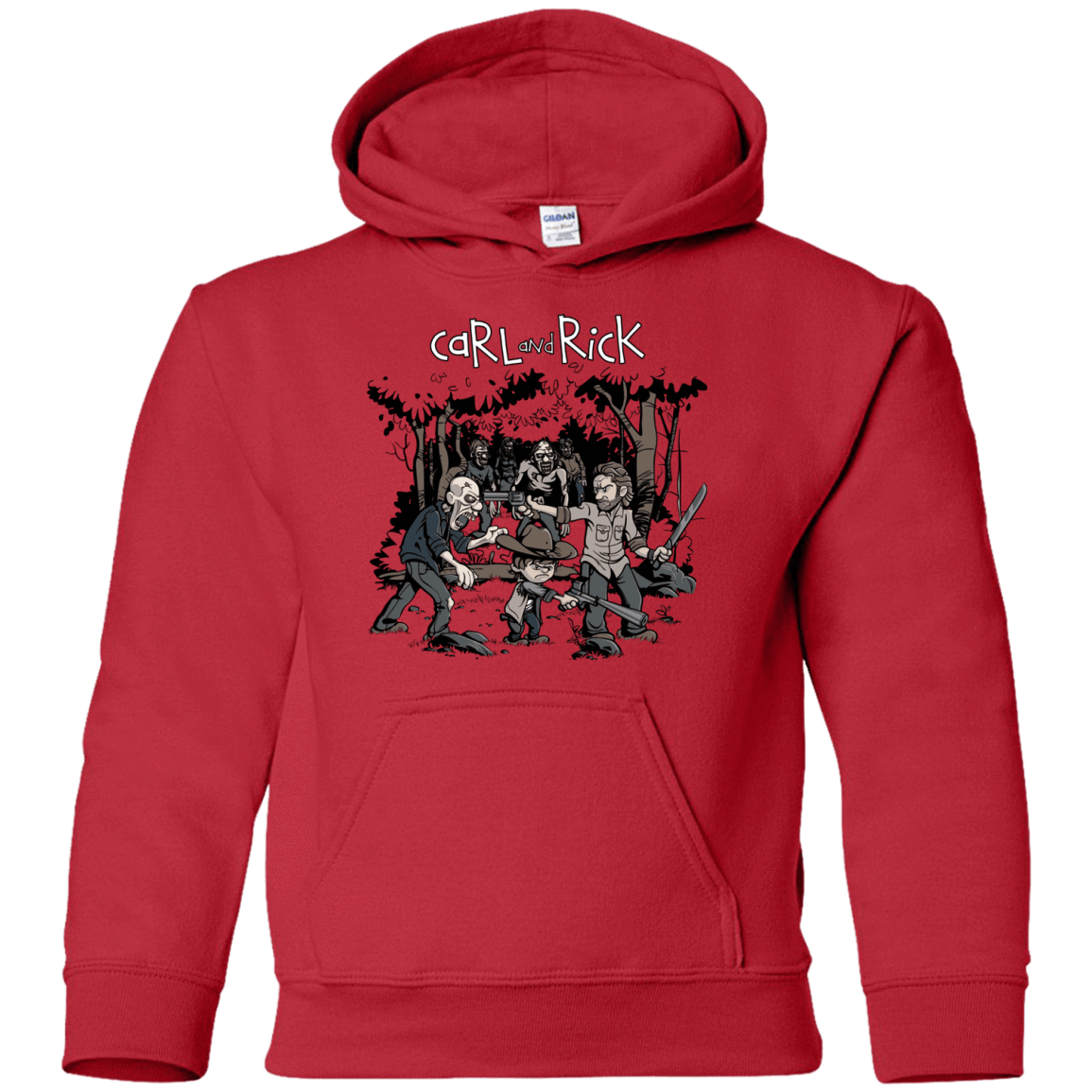 Sweatshirts Red / YS Carl & Rick Youth Hoodie