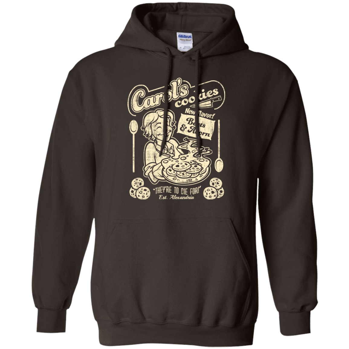 Sweatshirts Dark Chocolate / Small Carols Cookies Pullover Hoodie
