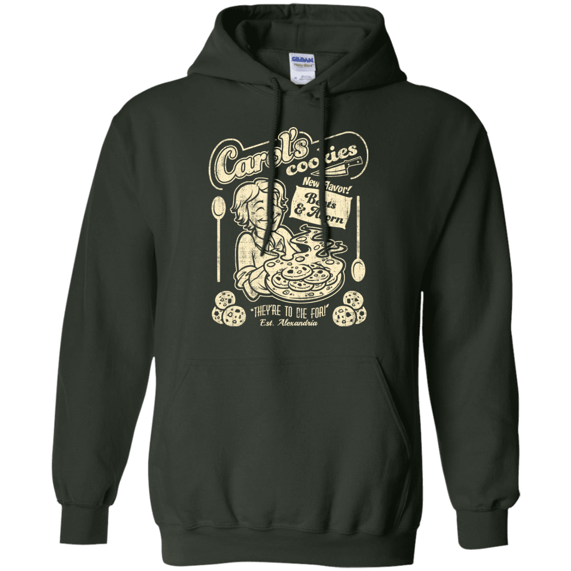 Sweatshirts Forest Green / Small Carols Cookies Pullover Hoodie