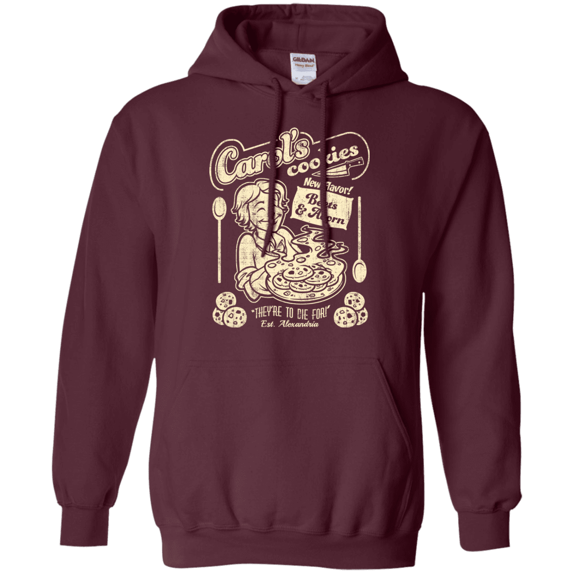 Sweatshirts Maroon / Small Carols Cookies Pullover Hoodie