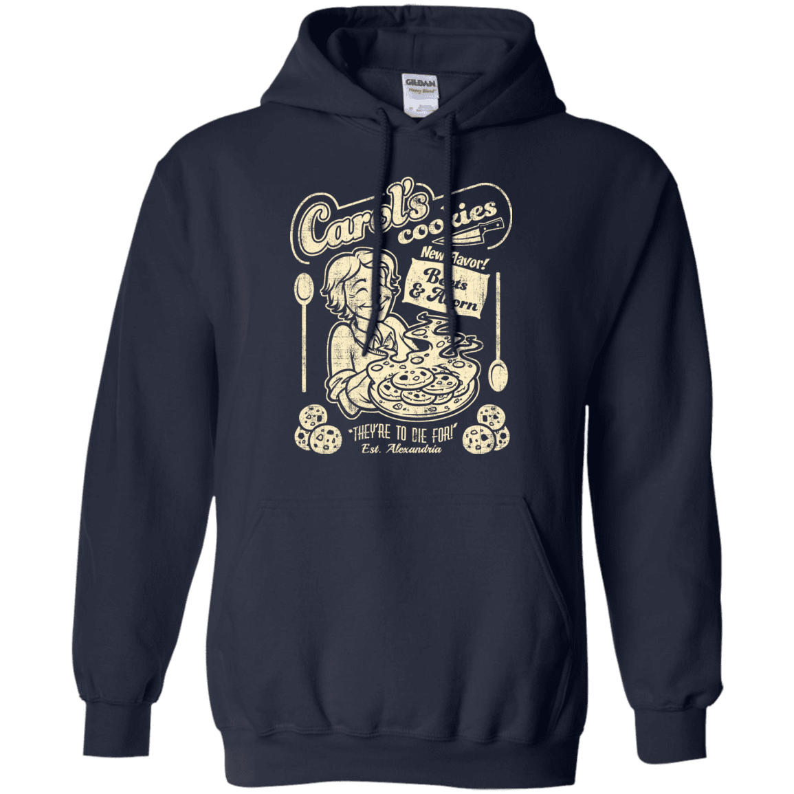 Sweatshirts Navy / Small Carols Cookies Pullover Hoodie