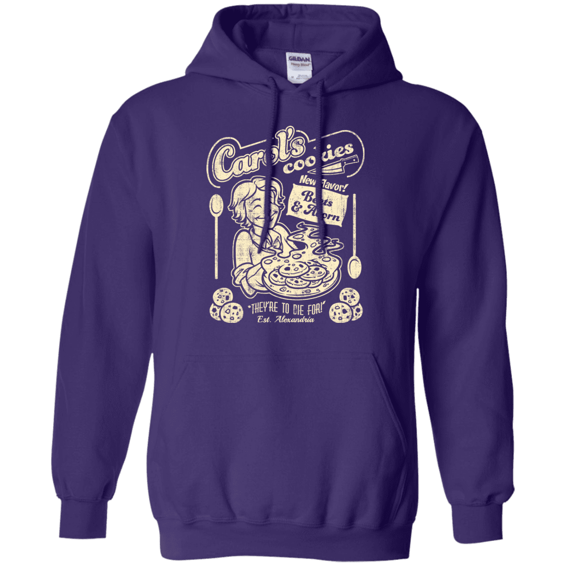 Sweatshirts Purple / Small Carols Cookies Pullover Hoodie