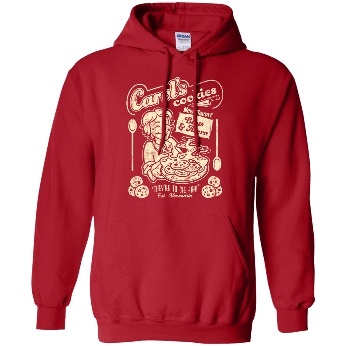 Sweatshirts Red / Small Carols Cookies Pullover Hoodie