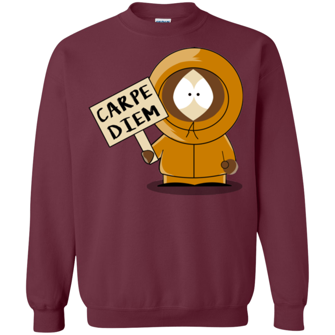 Sweatshirts Maroon / S Carpe Diem Crewneck Sweatshirt