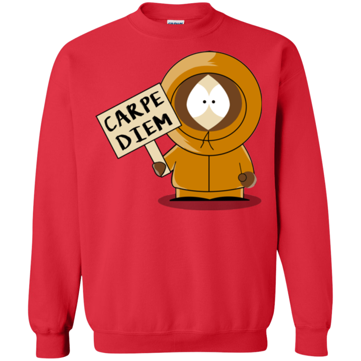 Sweatshirts Red / S Carpe Diem Crewneck Sweatshirt