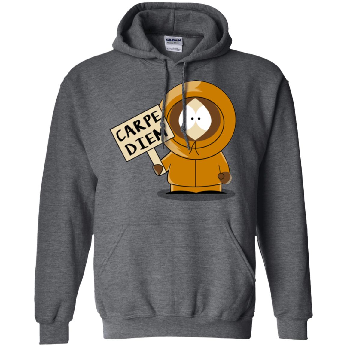Sweatshirts Dark Heather / S Carpe Diem Pullover Hoodie