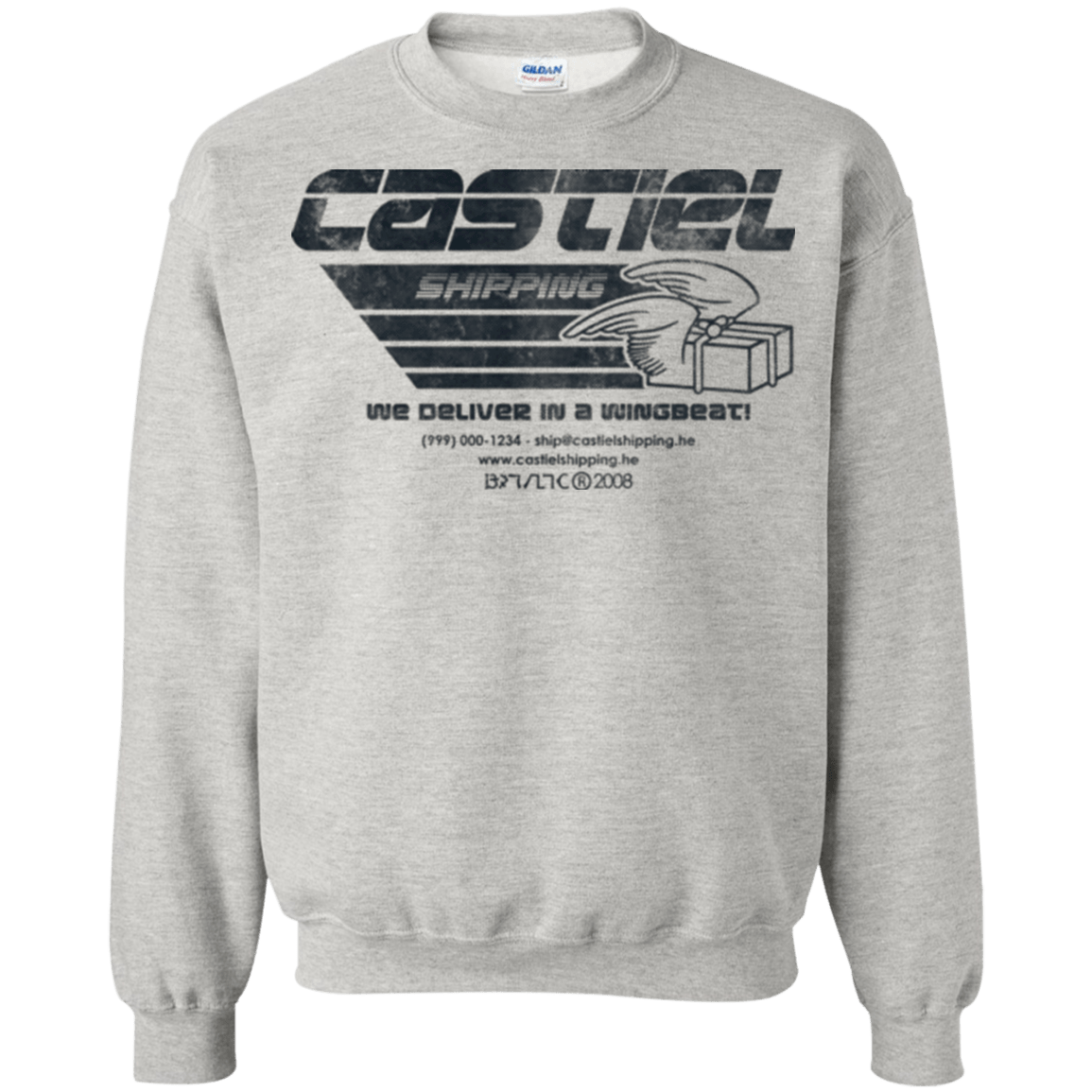 Sweatshirts Ash / Small Castiel Shipping Crewneck Sweatshirt